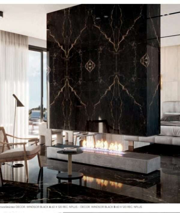 WINDSOR BLACK SIZE 24x48